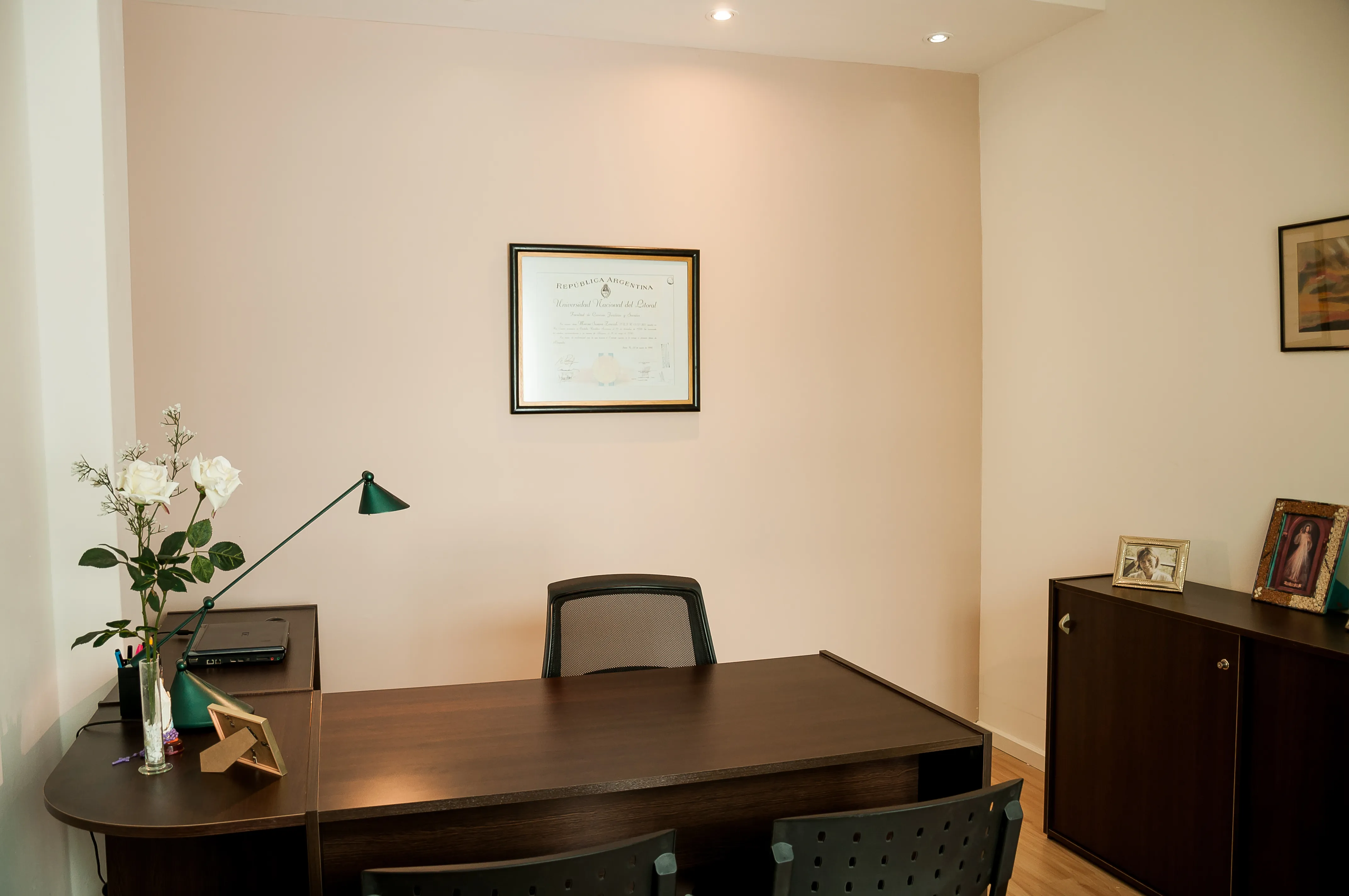 Escritorio del estudio jurídico
